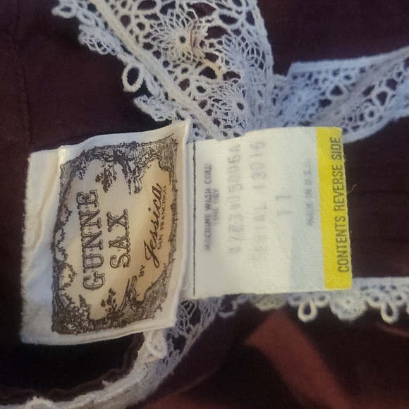 Vintage 70s Gunne Sax Junior Dress S - Picture 13 of 17